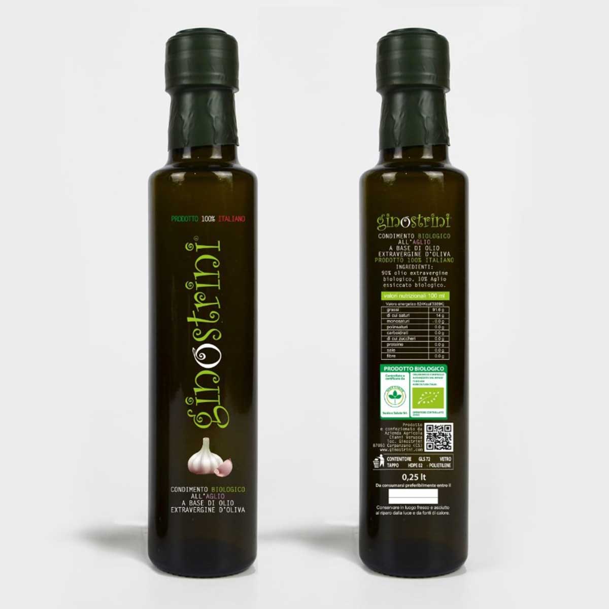 Condimento biologico all’aglio 0.25 l (confezione da 8 bottiglie)